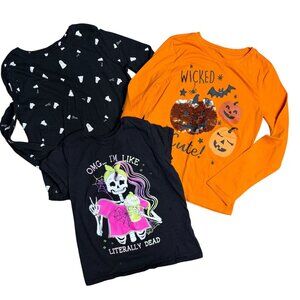 Halloween T-Shirt Bundle Girls Size Medium 7-8